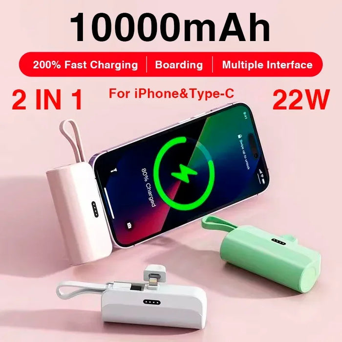 3300mAh Mini Portable Power Bank