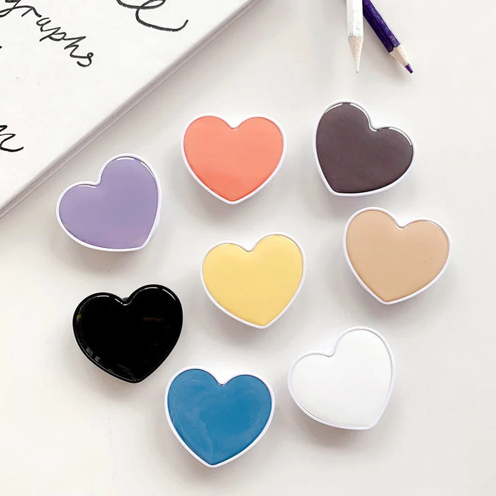 Cute Heart Pop Socket Phone Holder