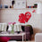 3D Acrylic Love Heart-Shaped Mirror Wall Stickers Removable Heart Art Decor Wall Poster DIY Living Room Wedding Home Decoration