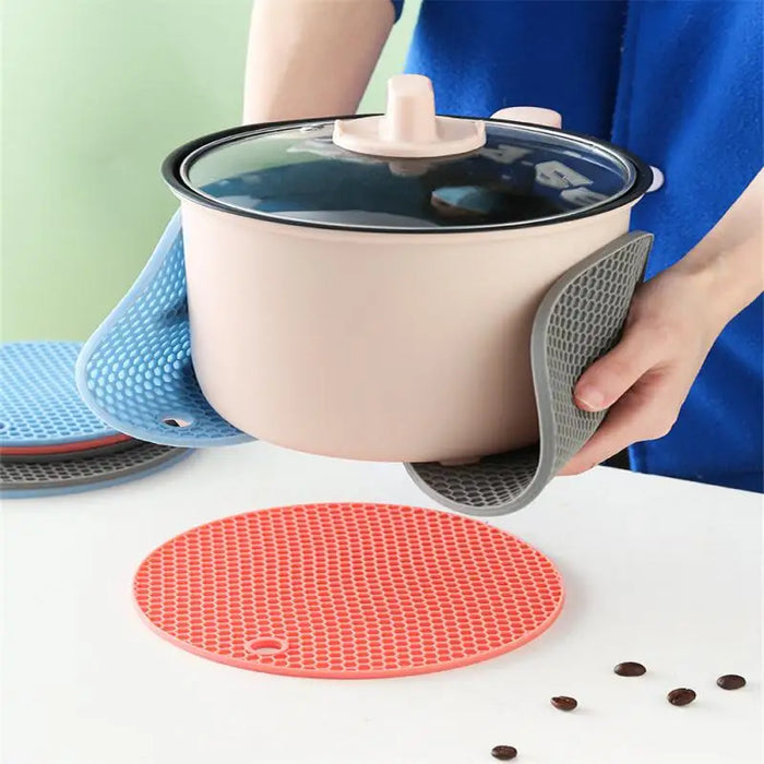 Honeycomb Silicone Mat Coaster