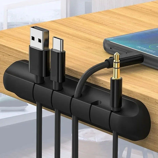 自粘式 USB 充电线支架