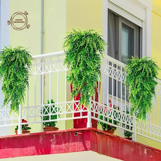 Artificial Hanging Plants Fern Vine Fake Hanging Greenery Plant for House Wall Room Garden Wedding Garland Room Outdoor Decor