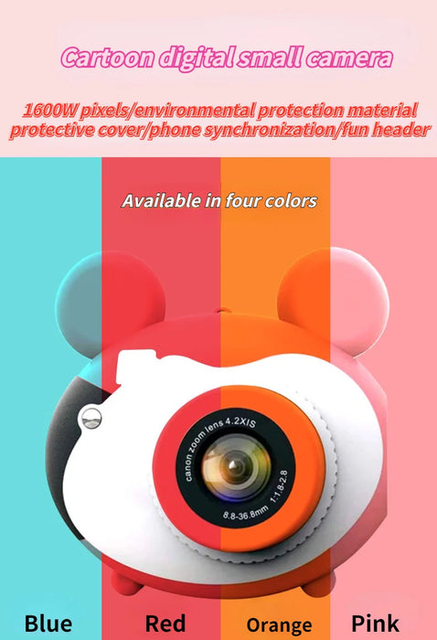 Best Selling Consumer Electronics 2.0 inch LCD 1080P Projection Video Camera Cute Design Kids Toy Camera